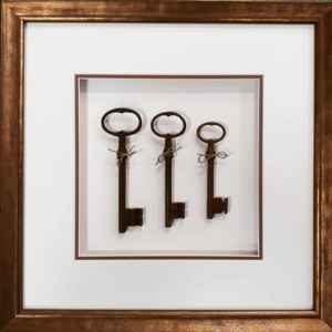 encadrement sur mesure de clés anciennes